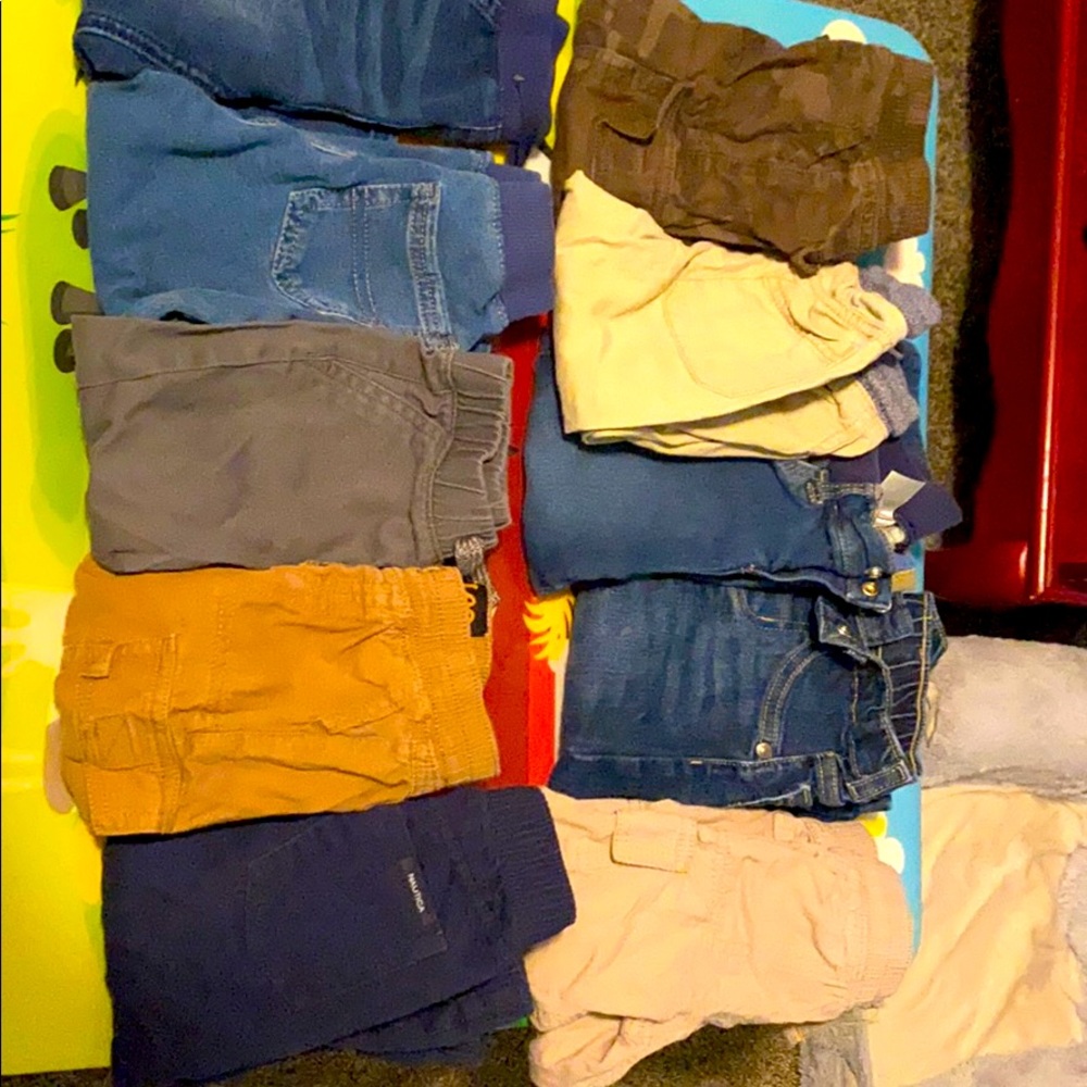 10 pairs of 18 month boy pants Lot